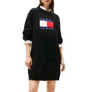 Robe Noire Femme Tommy Hilfiger DW0DW21462 pas cher