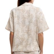 Chemise Beige/Blanc Teddy Smith Floral vue 2