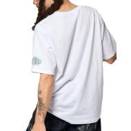 T-shirt Blanc/Marine Homme Kaporal VORTOH vue 2