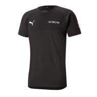 AC Milan T-shirt Noir Homme Puma Evostripe pas cher