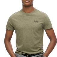 T-shirt Vert Homme Superdry Vintage Logo