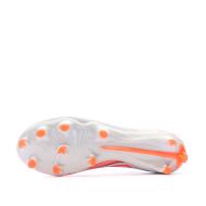 Chaussures de football Blanches/Oranges Homme Puma Ultra 5 Match vue 5