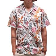 Chemisette Manches Courtes Blanc Homme Teddy Smith Falco pas cher