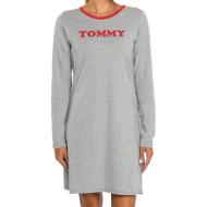 Chemise de nuit Gris Femme Tommy Hilfiger pas cher