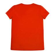 T-shirt Rouge Fille Guess Kiss vue 2