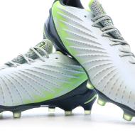 Chaussures de Foot Blanches/Noires/Vertes Homme Puma King Ultimate FG/AG vue 7