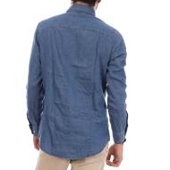 Chemise Denim Bleu Clair Homme Jack & Jones Plain vue 2