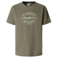 Khaki Men's T-Shirt Pepe jeans Originals affordable