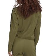 T-shirt Kaki Femme Adidas Longsleeve vue 2