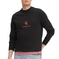 Sweat Noir Homme Calvin Klein Jeans Shadow