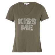 T-Shirt Kaki Femme Morgan DBISOU vue 2