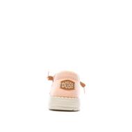 Chaussures Blanche/Orange Femme Hey Dude Wendy Stretch vue 3