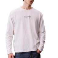 T-Shirt Manches Longues Blanc Homme Calvin Klein Jeans Standard
