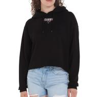 Sweat à Capuche Noir Femme Tommy Hilfiger Essential pas cher