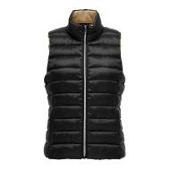 Doudoune Sans Manches Noire/Marron Femme Only Talire pas cher