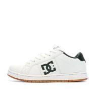 Baskets Blanches Garçon Dc shoes Striker pas cher