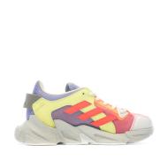 Baskets Blanches/Roses Femme Adidas Kk X9000 vue 2