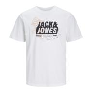 T-shirt Blanc Homme Jack & Jones Agave