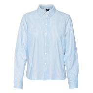 Chemise Bleu/Blanche à Rayures Femme Vero Moda Ani Oxford vue 2