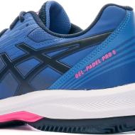 Chaussures de Tennis Bleu Homme Asics Gel- Padel Pro 5 vue 7