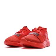 Zapatillas rojas para niño Puma Soft Wired 2 ver 6