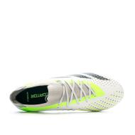 Chaussures de foot Blanc/Vert football Homme Adidas Predator Accuracy.1 L AG vue 4