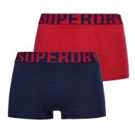 x2 Boxers Rouge/Marine Homme Superdry M3110345A