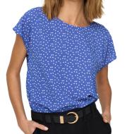 Blouse Bleu à pois Femme JDY Piper pas cher