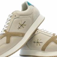 Baskets Beige Homme Calvin Klein Jeans Retro Runner vue 7