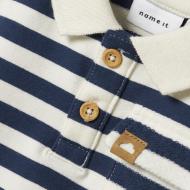 Polo Blanc/Marine Garçon Name it Nilsen vue 3