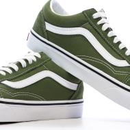 Baskets Vertes Homme Vans Old Skool vue 7