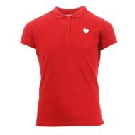 Polo Rouge Fille Teddy Smith Piloco
