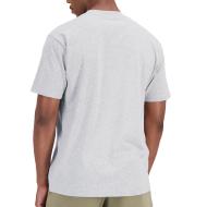 T-shirt Gris Homme New Balance Essentials Stacked vue 2