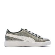 Baskets Grises Fille Puma Vikky V3 vue 2