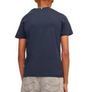 T-shirt Marine Garçon Jack & Jones Deriksberg vue 2