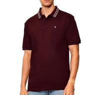 Polo Marron Homme Calvin Klein Jeans Pique pas cher