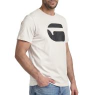 Camiseta beige/negra para hombre con el logotipo de G-Star RAW barato