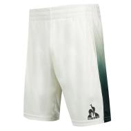 Short de Sport Ecru/Vert Homme Le Coq Sportif Tennis Pro Short 24 pas cher