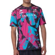 Maillot Kombat Noir/Rose Homme Silverstone BWT Alpine F1 Team 2024 pas cher