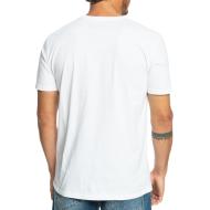 T-Shirt Blanc Homme Quiksilver Warpedframes vue 2