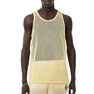 Débardeur Jaune Filet Homme Lacoste Runway Mesh pas cher