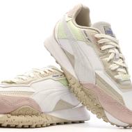 Baskets Rose/Beige Fille Puma Blktop Rider Bts vue 7