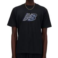 T-shirt Noir Homme New Balance Graphic MT41526BK pas cher