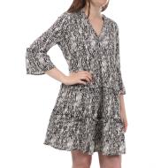 Robe Blanche/Noir Femme Vero Moda Easy