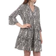 Robe Blanche/Noir Femme Vero Moda Easy pas cher