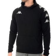 Sweat à Capuche Noir Homme Kappa Diano 2024