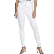 Jean Blanc Skinny Femme Only Blush Mid pas cher