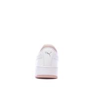 Baskets Blanches/Roses Fille Puma Carinas vue 3