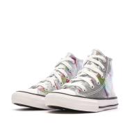Baskets Grises à paillettes Fille Converse All Star Glitter vue 6