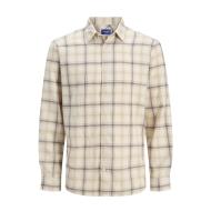 Chemise Beige/Marron Homme Jack & Jones Shua